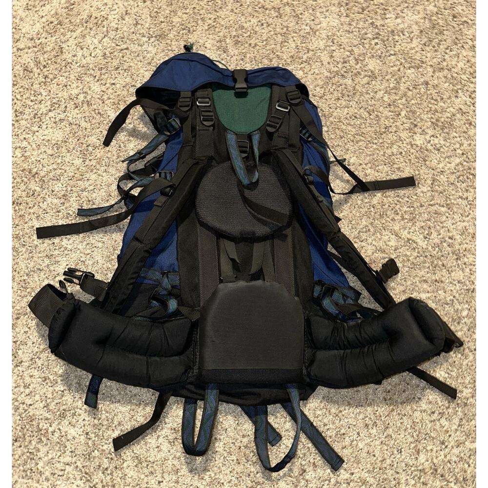 Jansport Rare NWOT Vintage Hiking Backpack USA 26 X 16.5 Padded Back Frameless - Picture 2 of 12